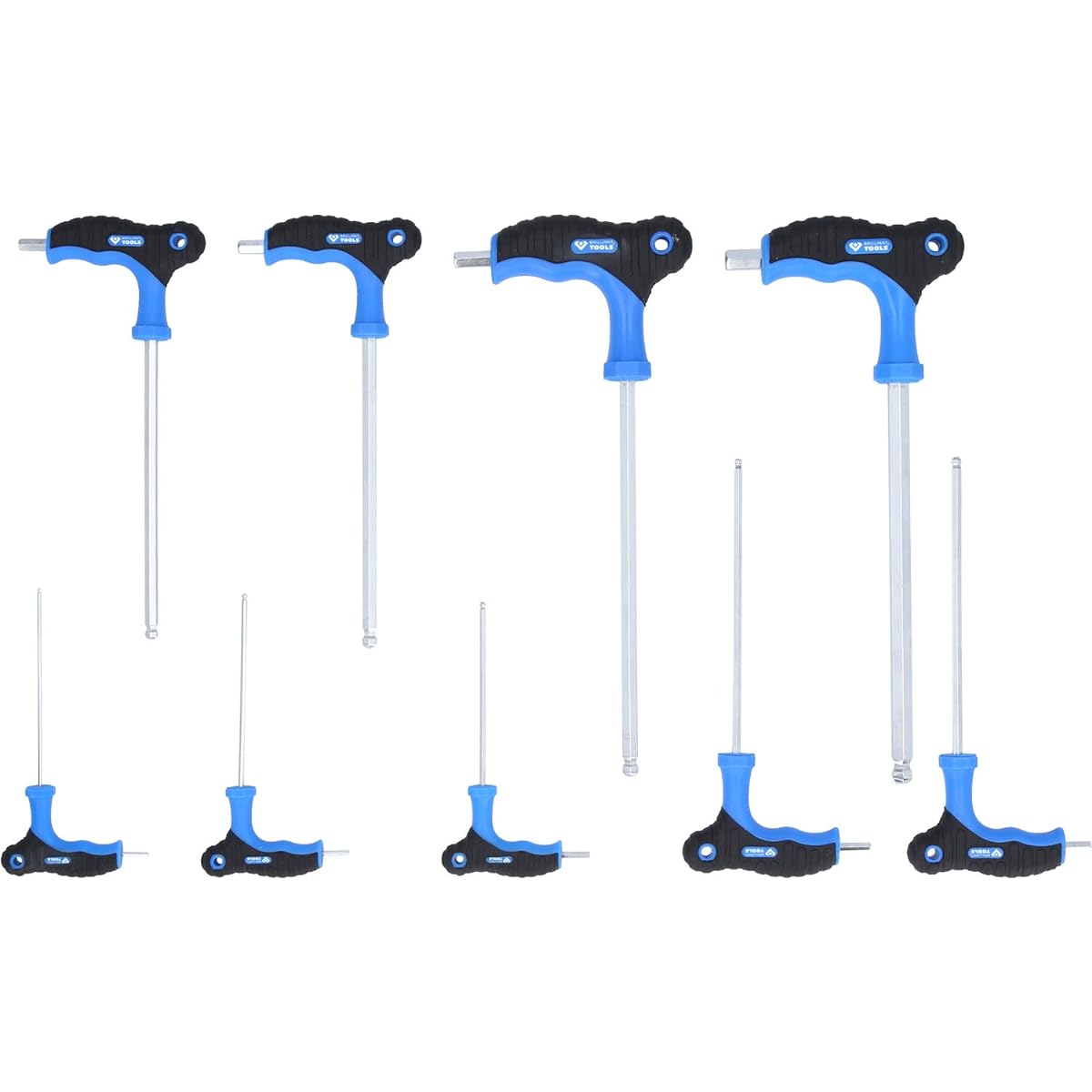 KS Tools T-handle ball end hex wrench set 9 pieces BT041100