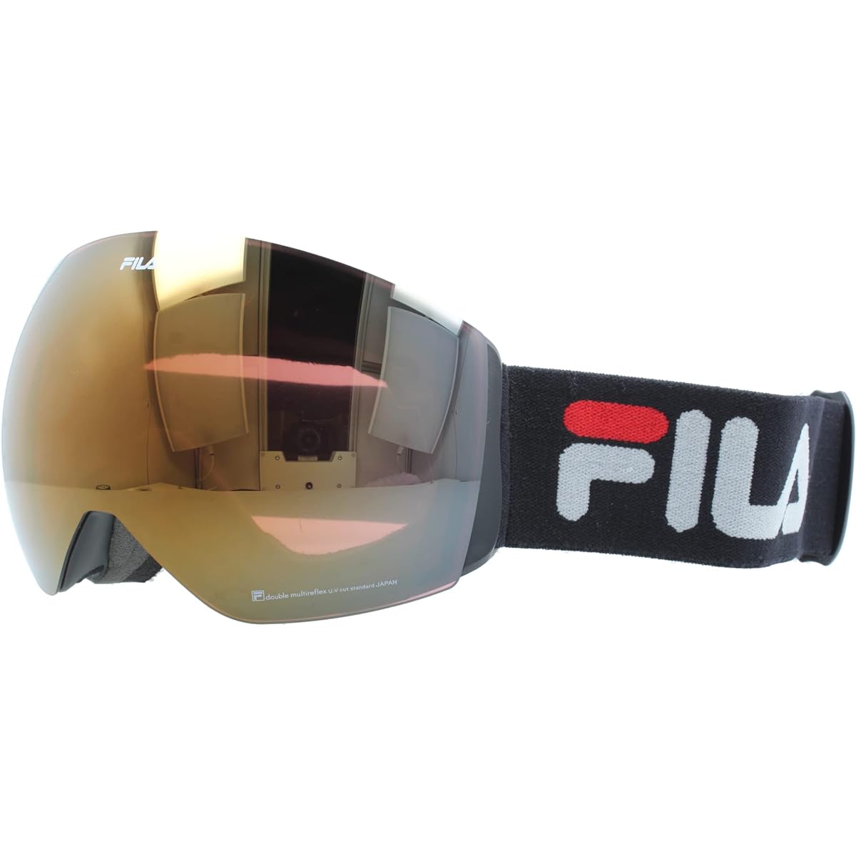 [Fila] Goggles Mirror Lens FLG 1222-4 UV Protection Anti-Fog Spherical Lens Double Lens Glasses Compatible Unisex Men Women Ski Goggles Snowboard Goggles Snowboarding