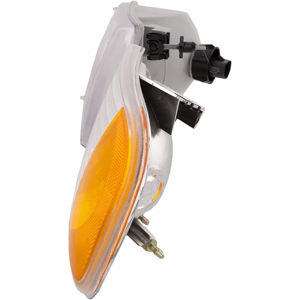 HEADLIGHTSDEPOT Fit FORD EXPEDITION F-150 with a left driver and right assistant side headlight with side headlights.