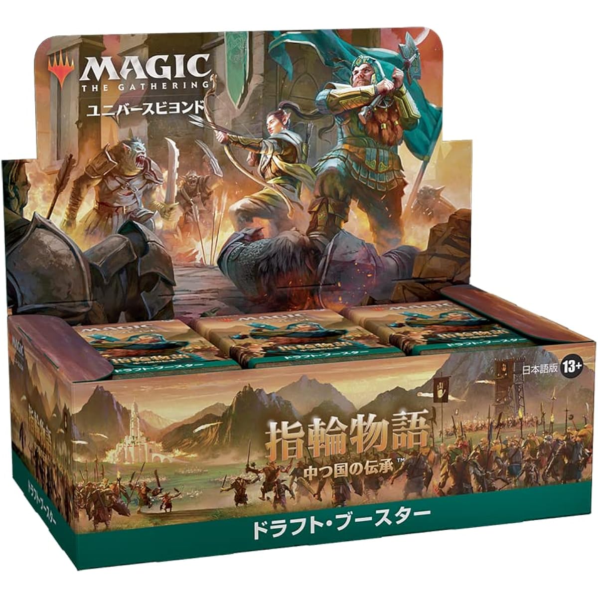 Magic: The Gathering Lord of the Rings: Lore of Middle-earth Draft Booster Japanese Version 36 Packs MTG Trading Card Wizards of the Coast D15191400