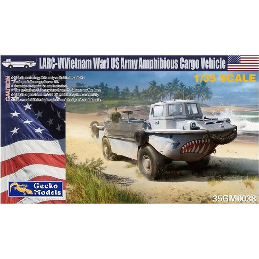 Gekko Model 1/35 US Army LARC-V Amphibious Cargo Transport Vehicle Vietnam War Plastic Model GEC35GM0038