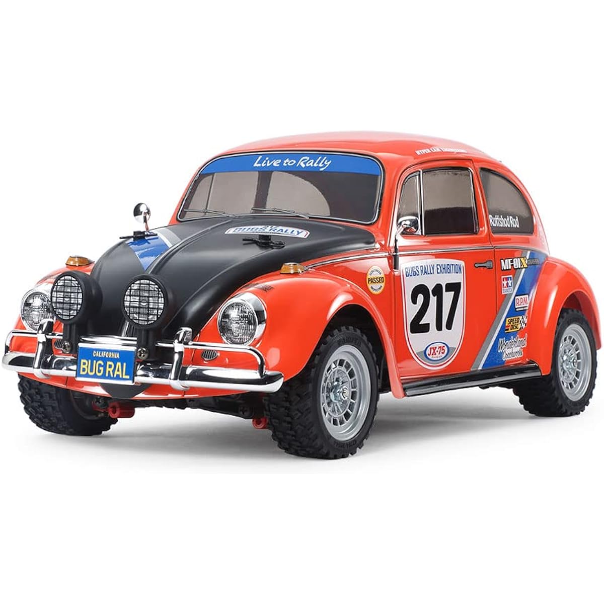 TAMIYA 1/10 Electric RC Car Series No.650 Volkswagen Beetle Rally Unpainted Body (MF-01X Chassis) 58650