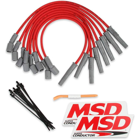 MSD Wire Set Red Ford Lapter 2010-14 6.2L