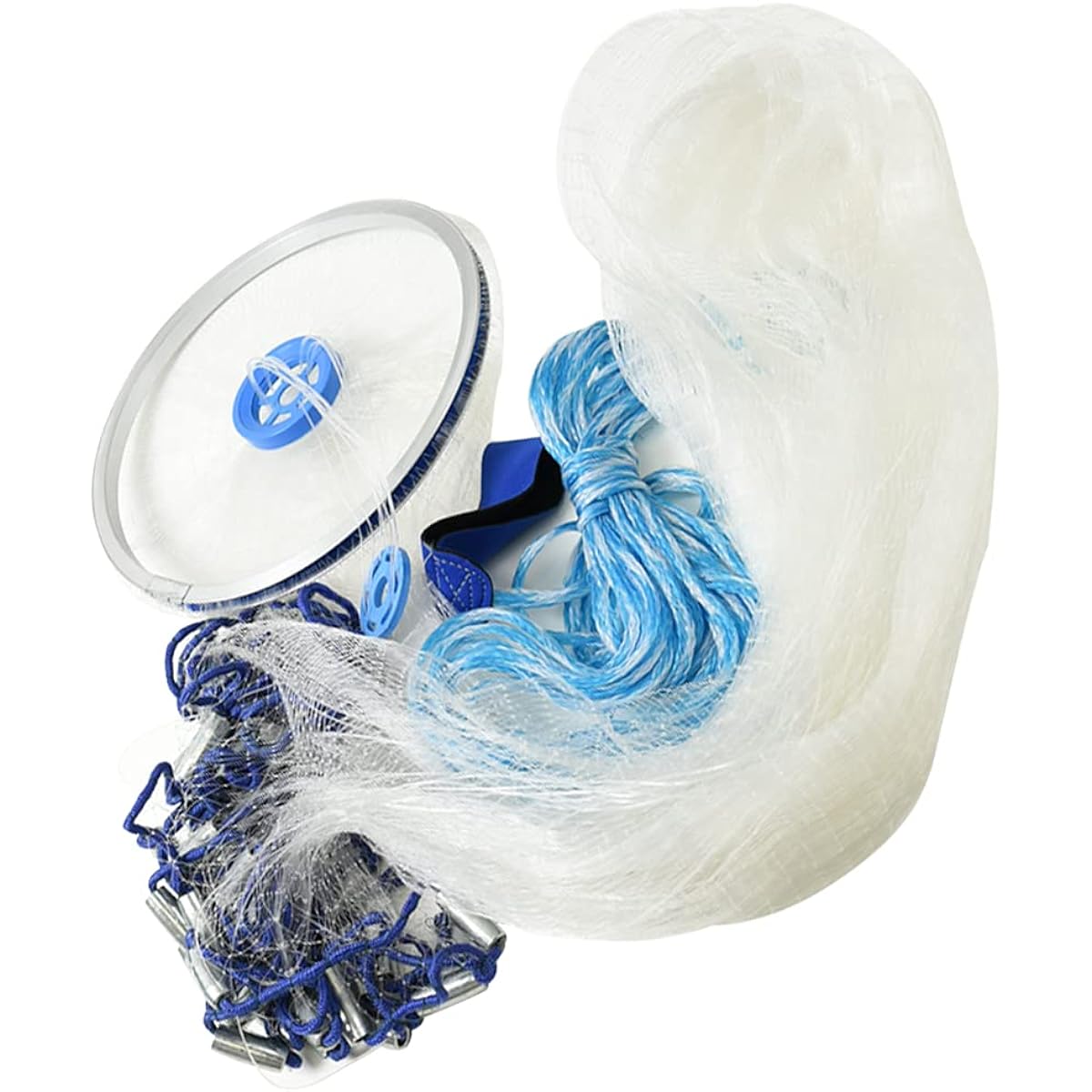 Throwing Net Fishing Net Hand Throwing Net Fish Trap Nylon Easy to Spread Beginner