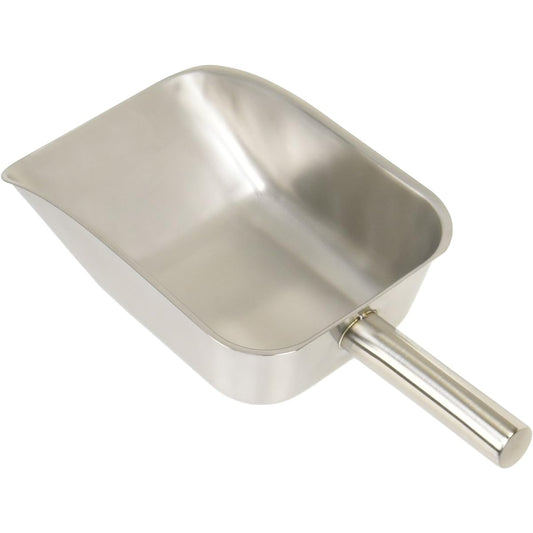 Endo Shoji TKG Scoop Extra Large Powder Specification Easy to hold with pipe handle Made of stainless steel and rust resistant Width x Depth x Total Length (mm) 158 x 234 x 335 The body and handle are welded together to prevent powder from entering, maki
