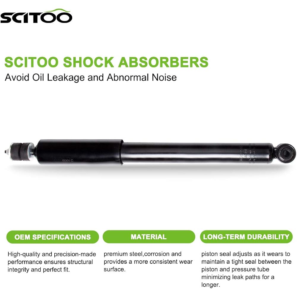 SCITOO Shock Absorbed Gas Rear Strut Shock Absorber 2006 2007 2008 2009 2010 Honda Civic 348023 5609 2 pieces for 5609