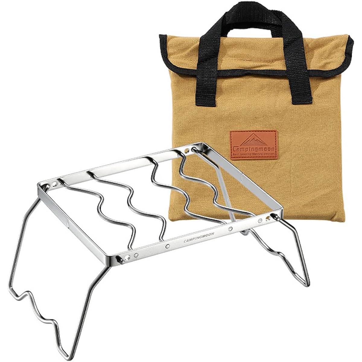 CAMPING MOON Cooker Stand 2 Height Adjustable Stove Stand Storage Bag Included 240mm MS-1012