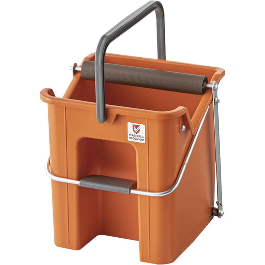 Yamazaki Sangyo Contains Antiviral Agent Made in Japan Mop Squeezer Bucket Compact Lightweight Tough Squeezer 194896 SQ814-000X-MB Orange Width 29.5 x Depth 29.4 x Height 30.1cm