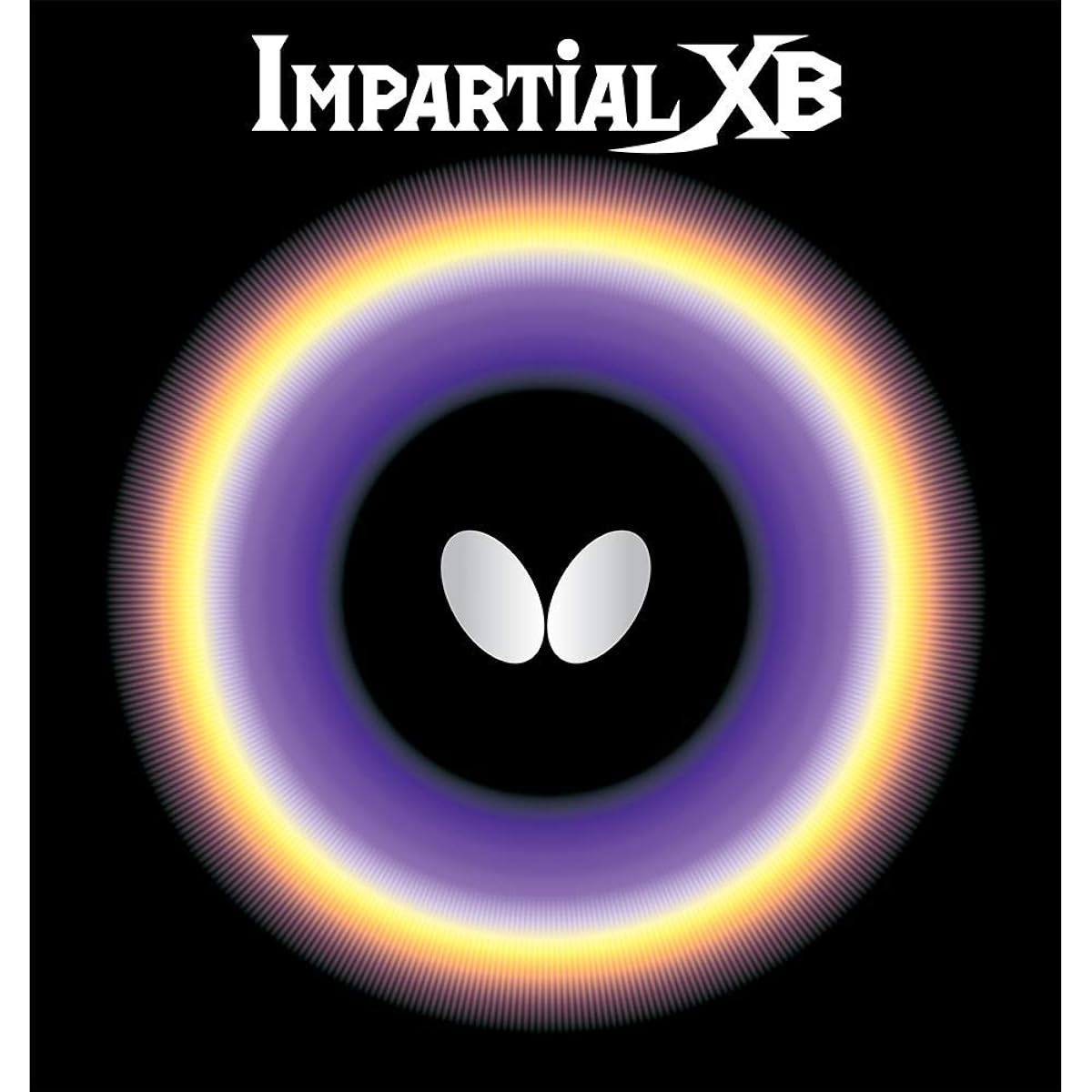 Butterfly Table Tennis Rubber Impartial XB Table Soft Tension (Speed) 00410 Black Medium
