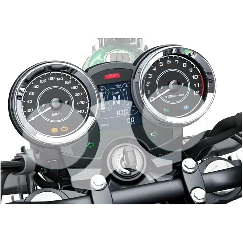 Fits for Kawasaki Z900RS Z900 Z 900 RS Cafe 2018-2022 Motorcycle Accessories Instrument Protective Film Dashboard Screen Protector Instrument (Color : 2 Kit)