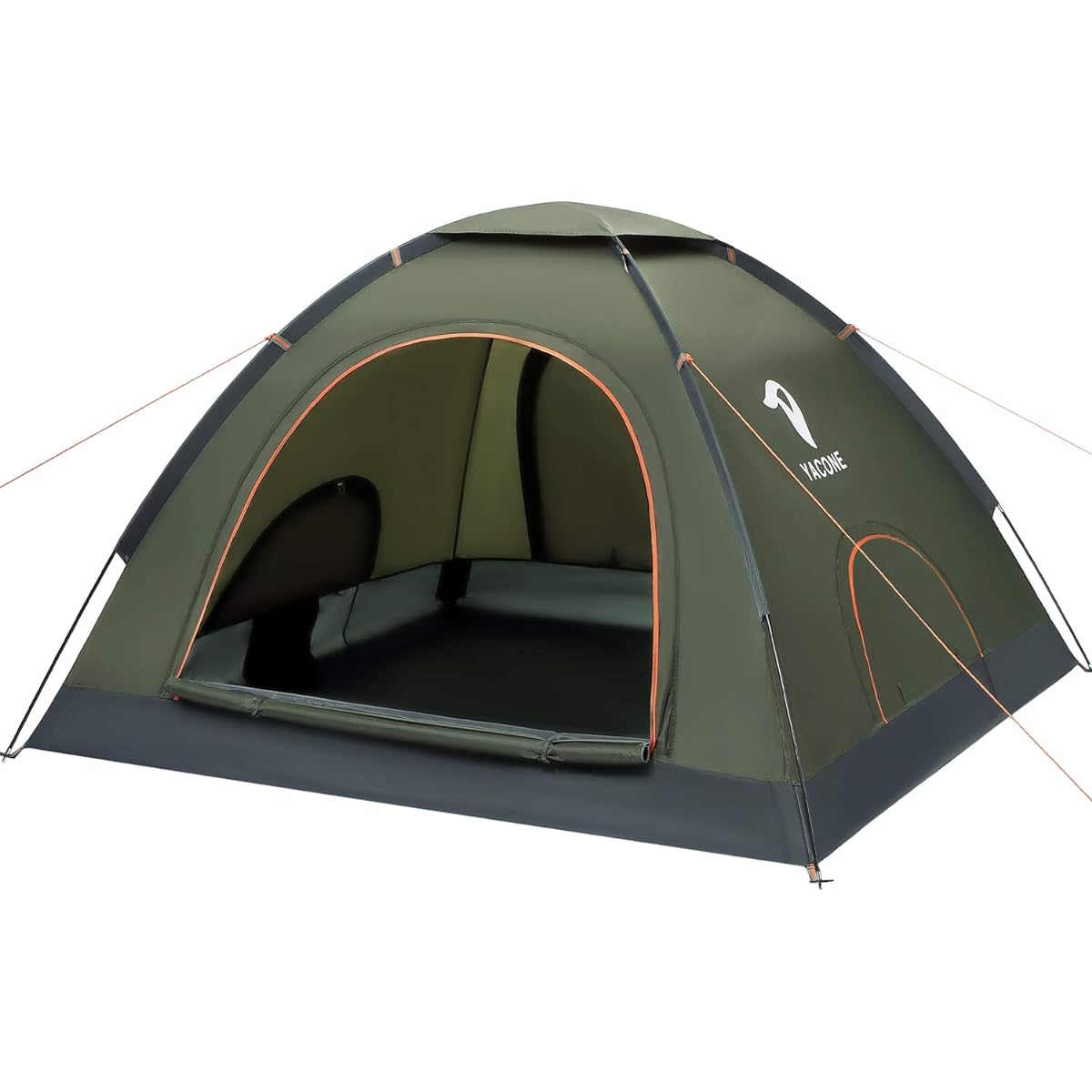 YACONE Tent Outdoor Tent, Compact, Freestanding, Water Repellent, PU2000mm, Hiking, Camping, Foldable, Easy to Assemble, Waterproof, Breathable, For 1-2 People
