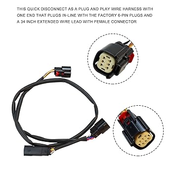 Quick Disconnect Harness Harley Davidson Tour Pack 2014-2022