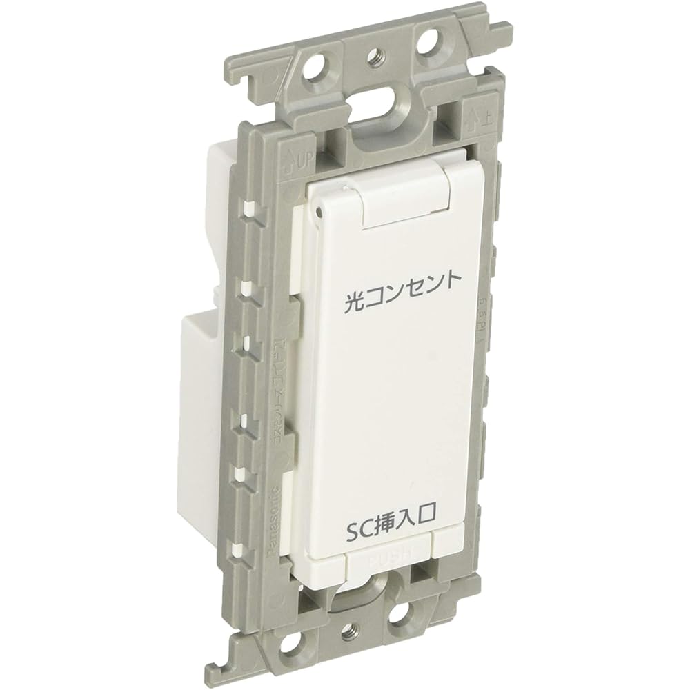 [Made to Order Product] Panasonic Cosmo Series Wide 21 Recessed Optical Outlet SC1 Core White WTH1621W