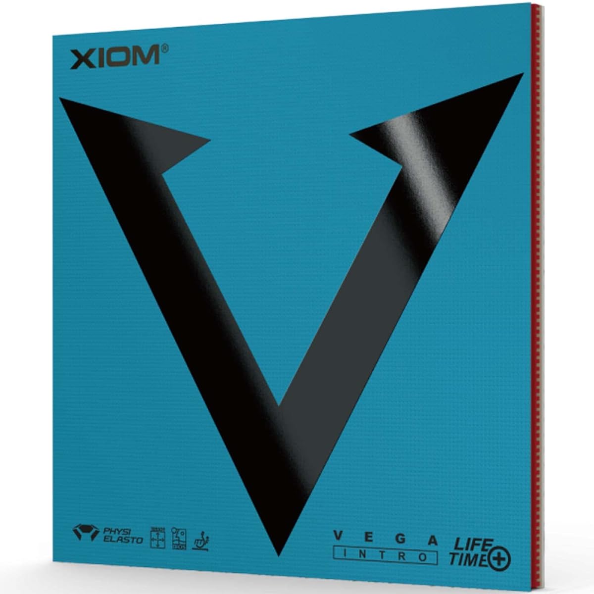 XIOM Table Tennis Rubber Back Soft Vega Intro 10511