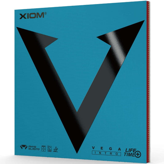 XIOM Table Tennis Rubber Back Soft Vega Intro 10511