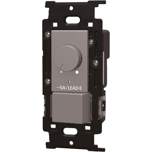 Jimbo Electric NKW Light Control Positive Phase Control Method Embedded Light Control + 3 Way Switch Solid Gray NKW-RLE5S3 SG