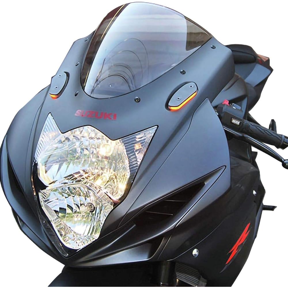 New Rage CYCLES GSXR 600/750/1000 Mirror Block Off Winker -New Rage Cycle
