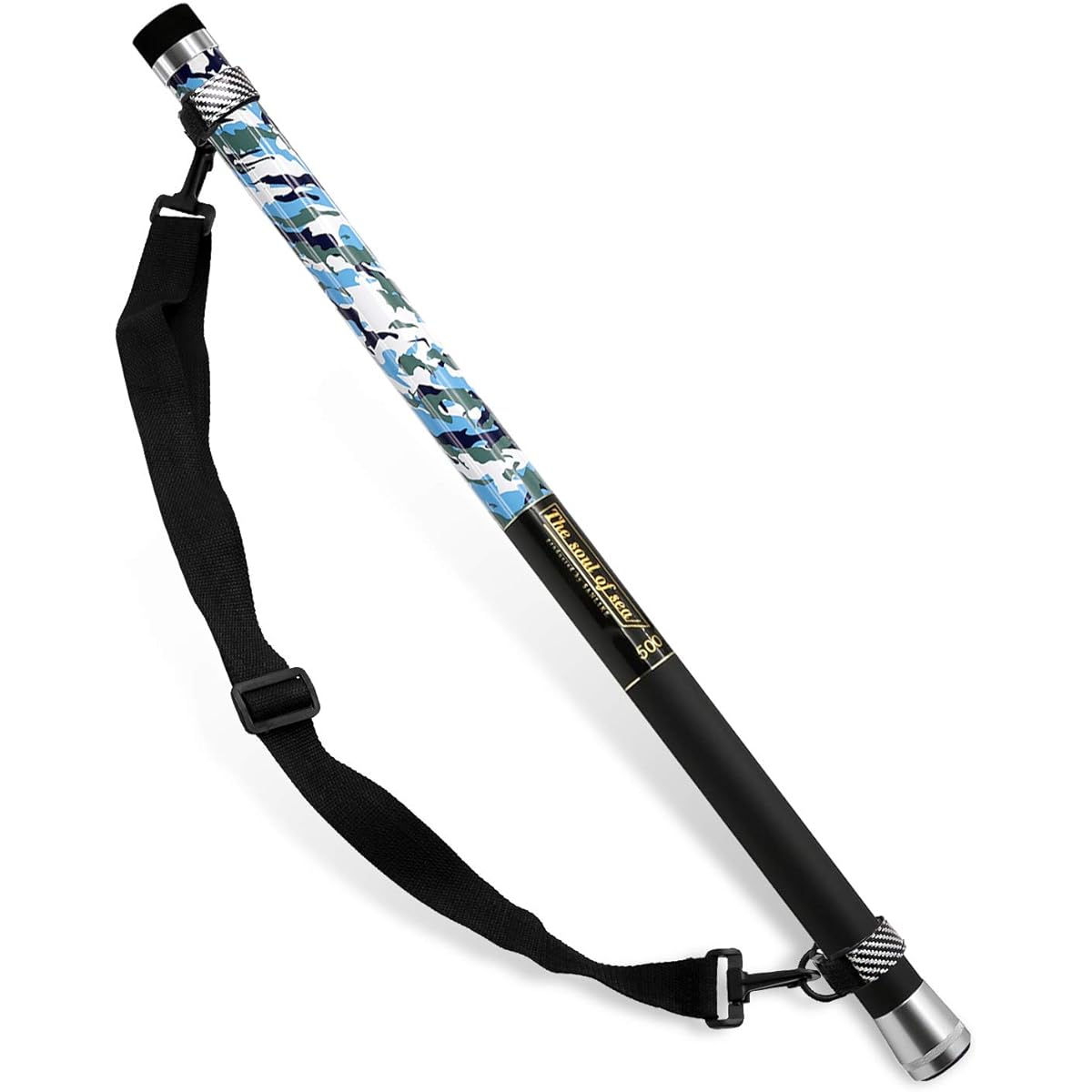 SANLIKE Ball Pattern Landing Pole, Made of Carbon, Ultra Lightweight, Telescoping, 9 Levels, Small Joint Ball Pattern, Compact, Comes with Belt, Convenient to Carry, For Seawater and Freshwater Use, 3M/5M/6M