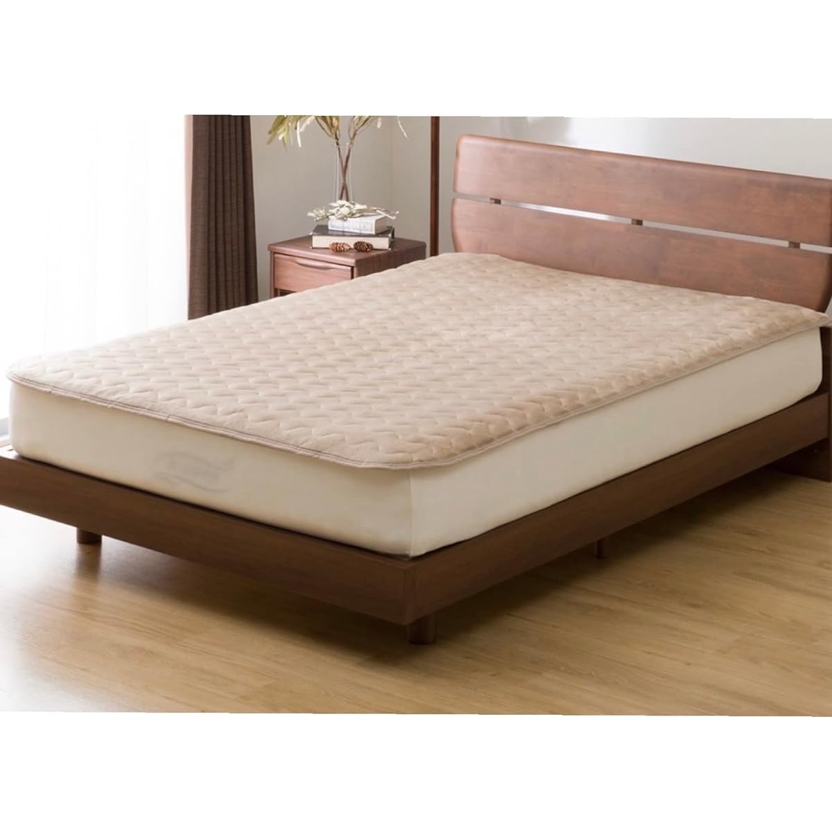 Nitori N Warm Easy to put on warm bed pad Beige 2022-2023 winter model (Semi-double size 120 x 200)
