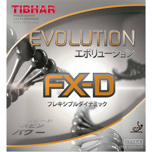 TIBHAR Table Tennis Rubber (Back Soft) Evolution FX-D