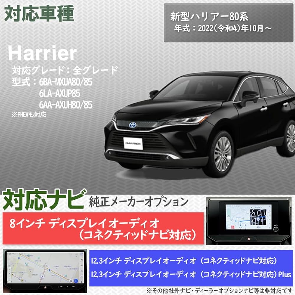 Improved New Harrier 80 Series Reiwa 4.10~ Display Audio TV Canceller Navigation Guide Compatible Ver.2.0 Patent Applied