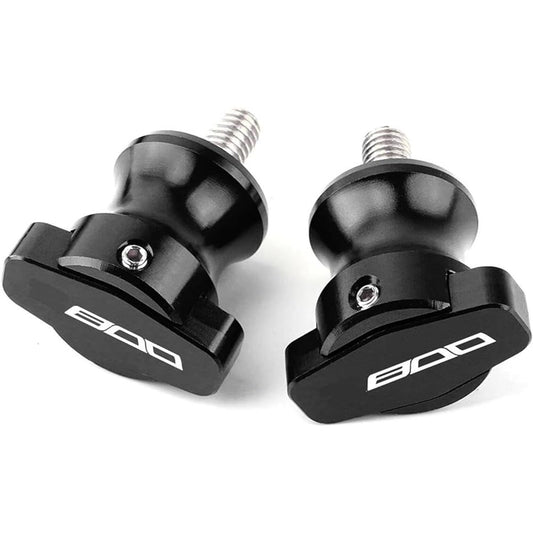 Bike Stand Swing Arm Slider Motorcycle CNC Aluminum Accessories Swing Arm Spool Slider 8mm Stand Screw For Z 800 Z800 Z800 2013-2016 (Color: Black)