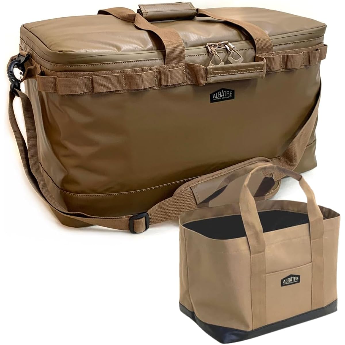 arbatre Multi-gear container Set series for playing with the mountains (48L + wall pocket (BLACK/CAMO))