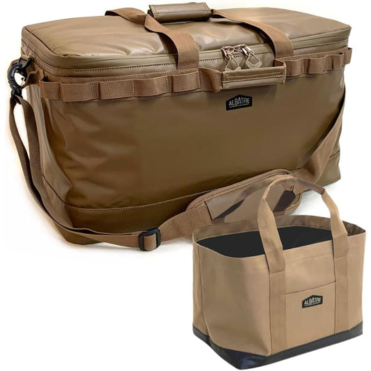 arbatre Multi-gear container Set series for playing with the mountains (48L + wall pocket (BLACK/CAMO))