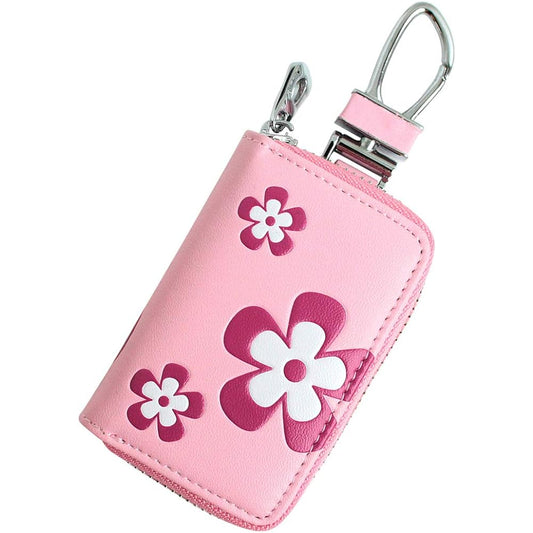 [AWESOME] Smart Key Case Flower Series Pink ASK-FW04