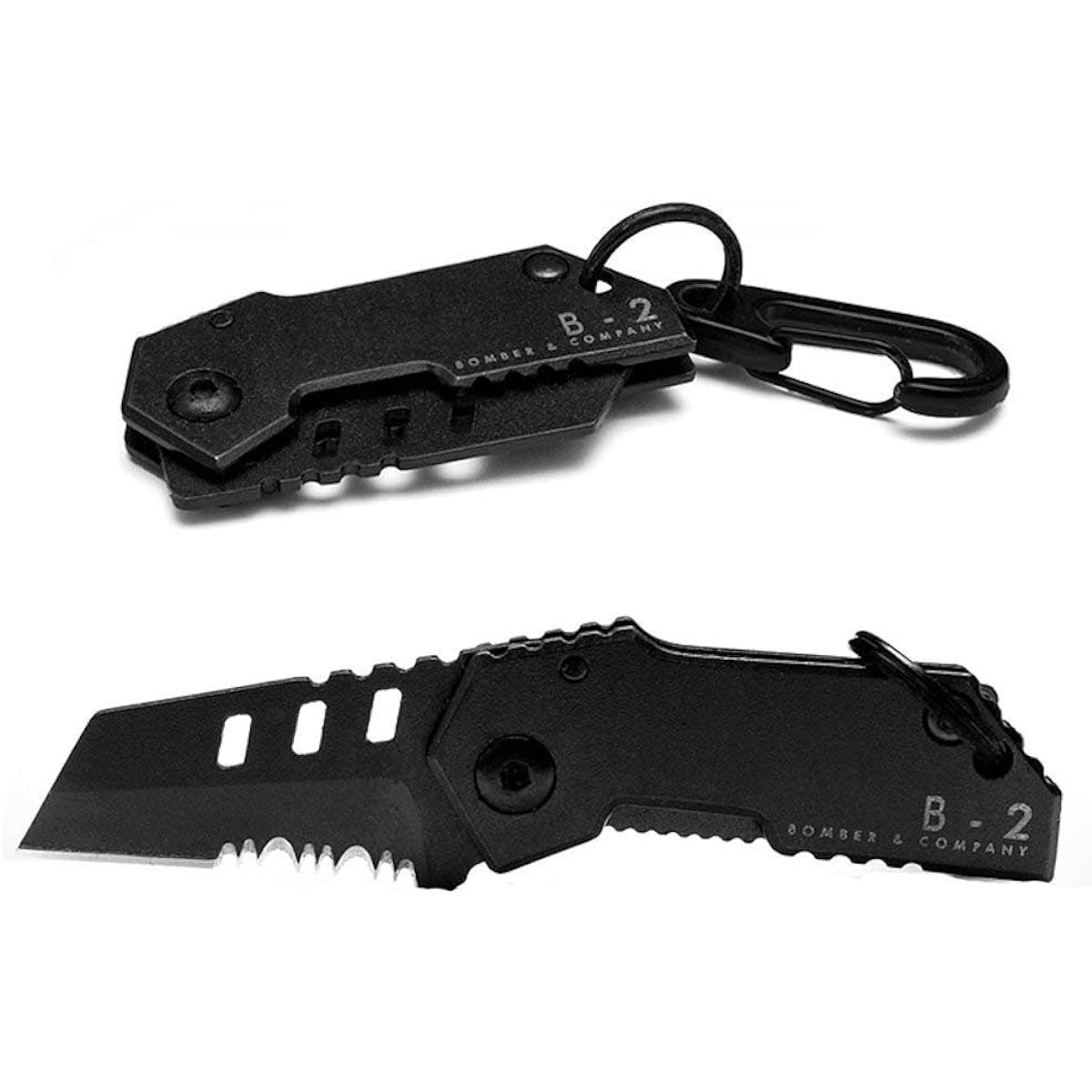 Genuine BOMBER & COMPANY B-2 Nano Blade Ultra Small Outdoor Knife Foldable Nano Blade