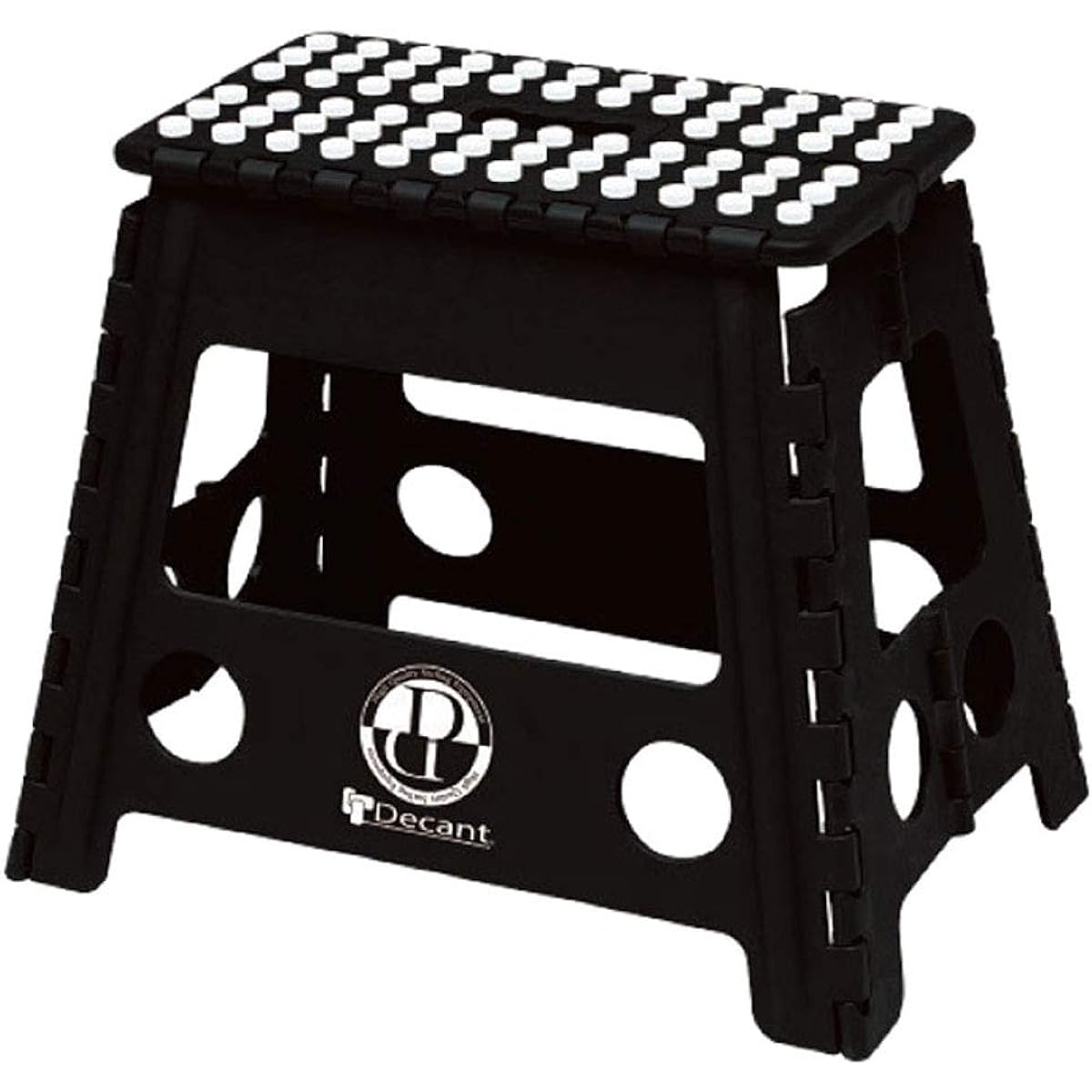 DECANT Wax Up Stepladder Surfboard Stand Decant MultiStand BIG [Big Type] Normal + Wide Multi Stand Lightweight & Compact [1 Leg] (BLACK, Big)
