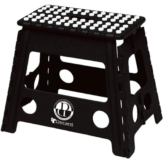 DECANT Wax Up Stepladder Surfboard Stand Decant MultiStand BIG [Big Type] Normal + Wide Multi Stand Lightweight & Compact [1 Leg] (BLACK, Big)