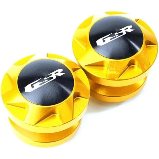 Bike Stand Screw Swing Arm 8mm Motorcycle CNC Swing Arm Spool Slider Stand Screw Accessories For GSR 400 600 750 GSR400 GSR600 GSR750 All Year (Color: Gold)