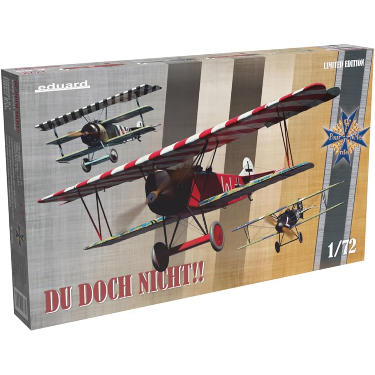 Eduard 1/72 Limited Edition Luftwaffe Doch Nicht! (Don't shoot!) Triple combo plastic model EDU2135