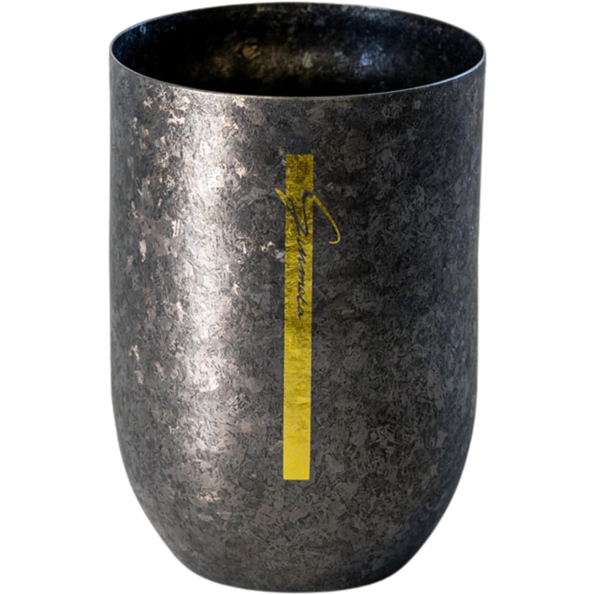 HORIE Titanium Tumbler GUNMETA Black, No Name, Mother's Day, Father's Day, Gift, HORIE, Birthday, Retirement, Family Celebration, Wedding Gift (Booster, No Name)