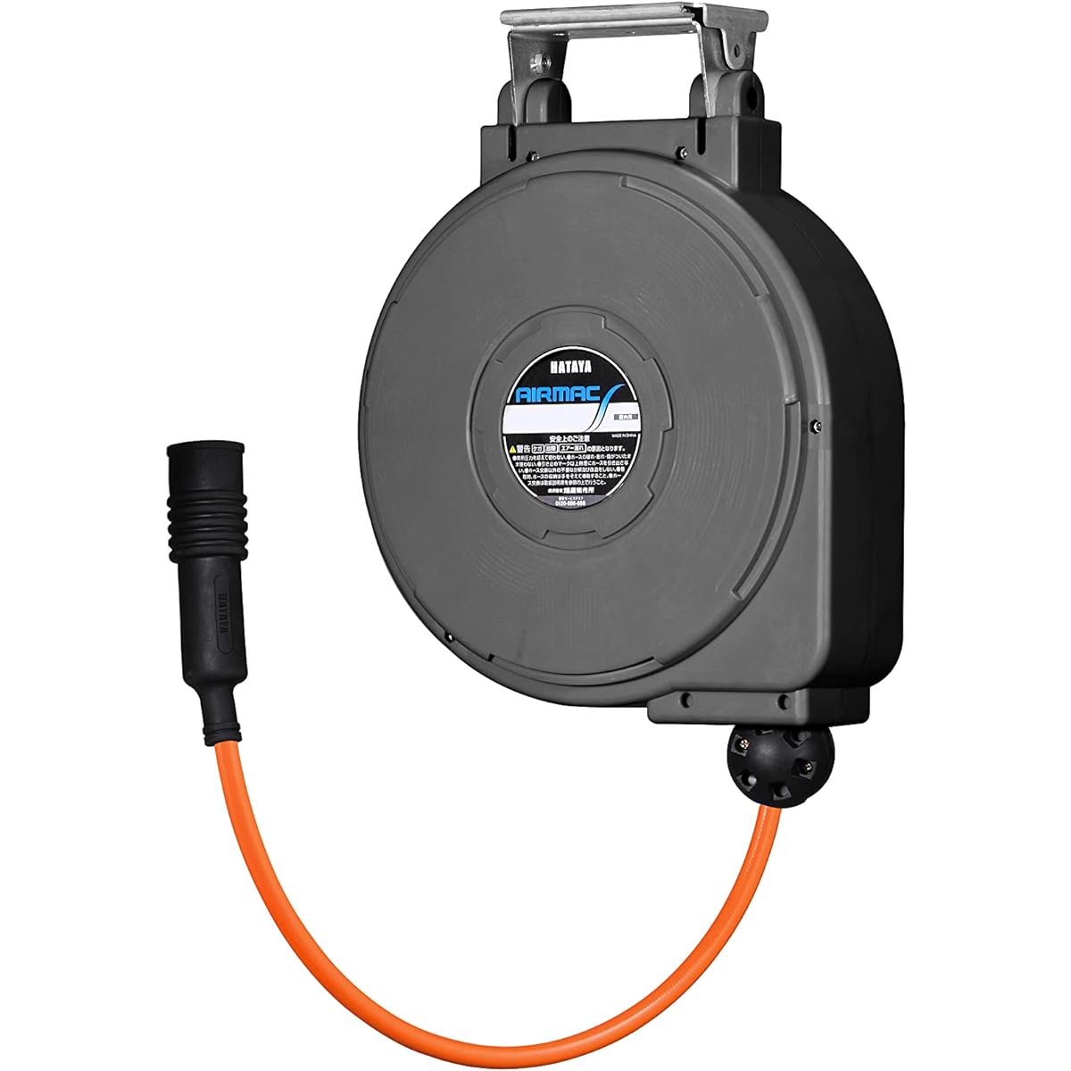 Hataya Airmac C (attachable automatic take-up reel) Gray ACU-102-G Hose specifications Inner diameter 6.5mm x Outer diameter 10mm Hose length 10m