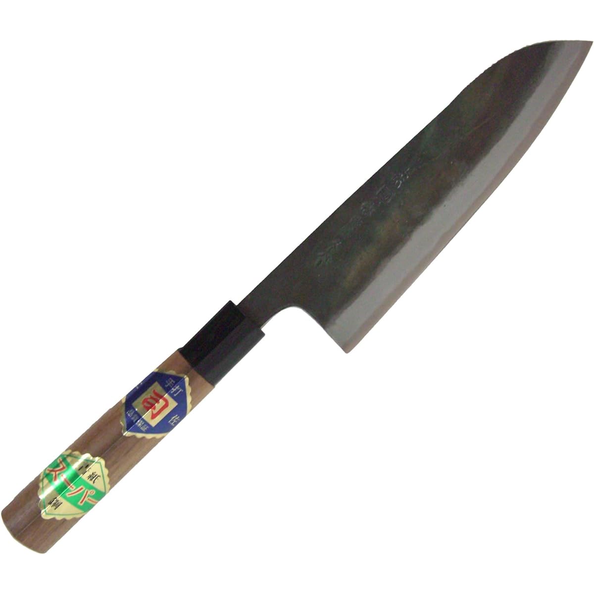 Tosa Knives Knife Black Uchi Santoku Super Steel 165mm