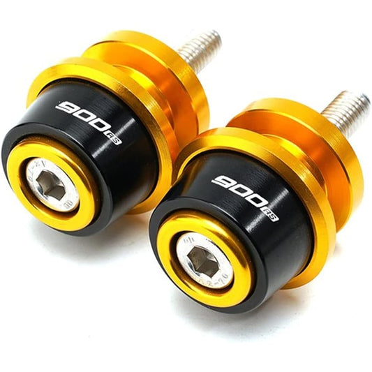 Motorcycle Swing Arm Bobbin Spool Motorcycle Accessories CNCM8 Swing Arm Spool 8mm Slider Stand Screw For Ka-wa-sa-ki Z 900 RS Z900RS 2017-2020 2021 2022 (Color : Gold)