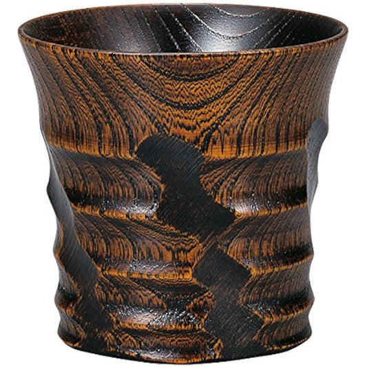 Nakatani Brothers Company Yamanaka Lacquerware Keyaki Hatsuri Cup Wipe Lacquer 33-1312