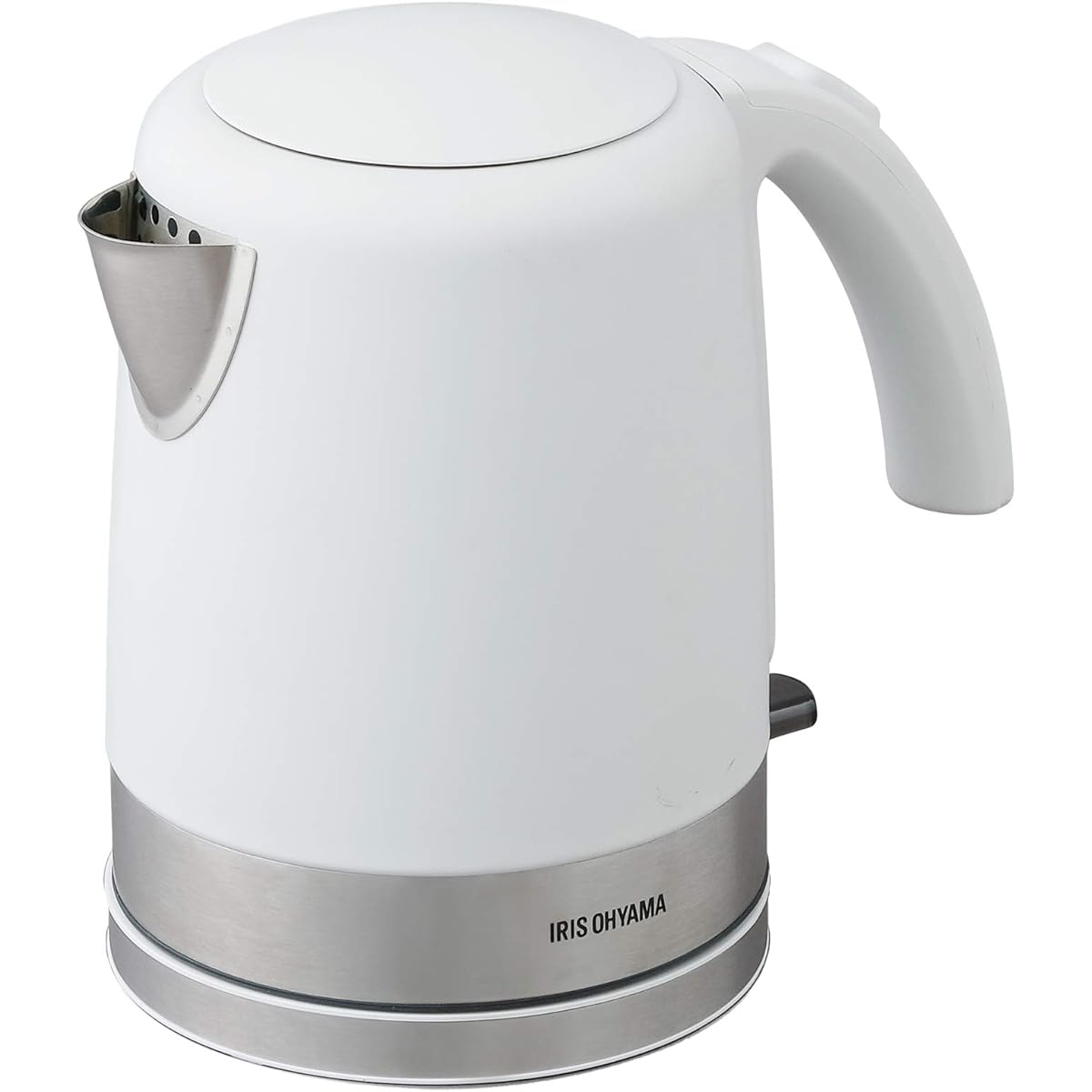 Iris Ohyama Electric Kettle, Large Capacity, 1000ml, Easy to Clean, Cleanable Filter, No Odor Transfer, Equipped with Dry Cooking Prevention Function, IKE-D1000-W WHITELABEL