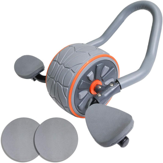 BODY RAJA Ab Roller Plan Crawler with Knee Pads for Beginners Women Core Training Quiet Diet Ab Roller Shape Up Abs