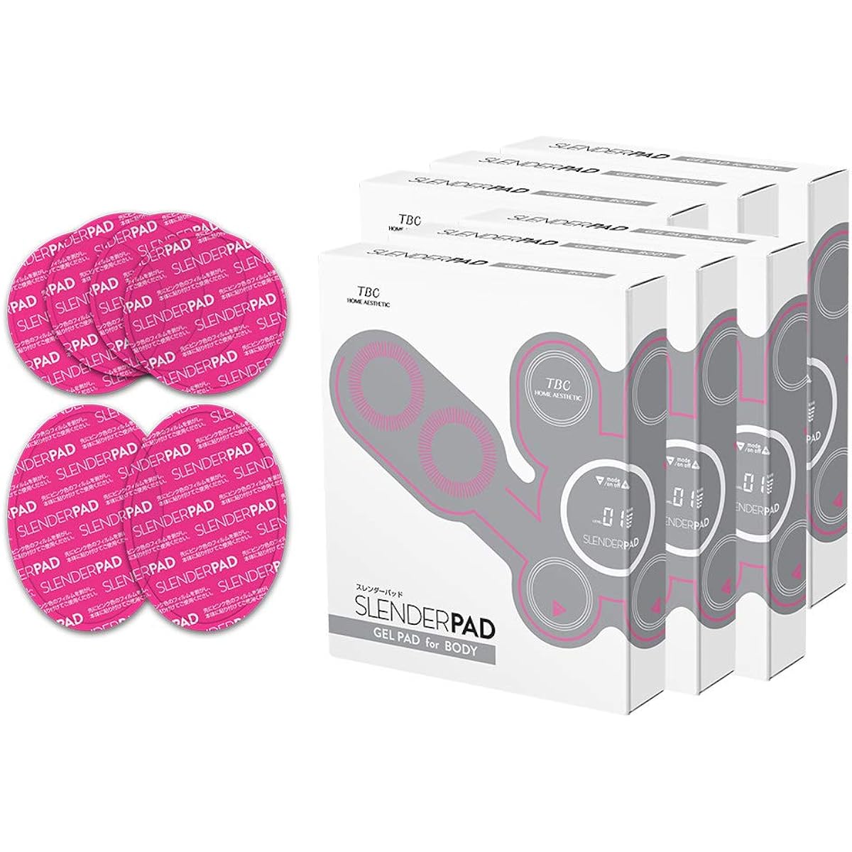 TBC Slender Pad (Body) Gel Pad [Replacement] [Set of 6 Boxes]