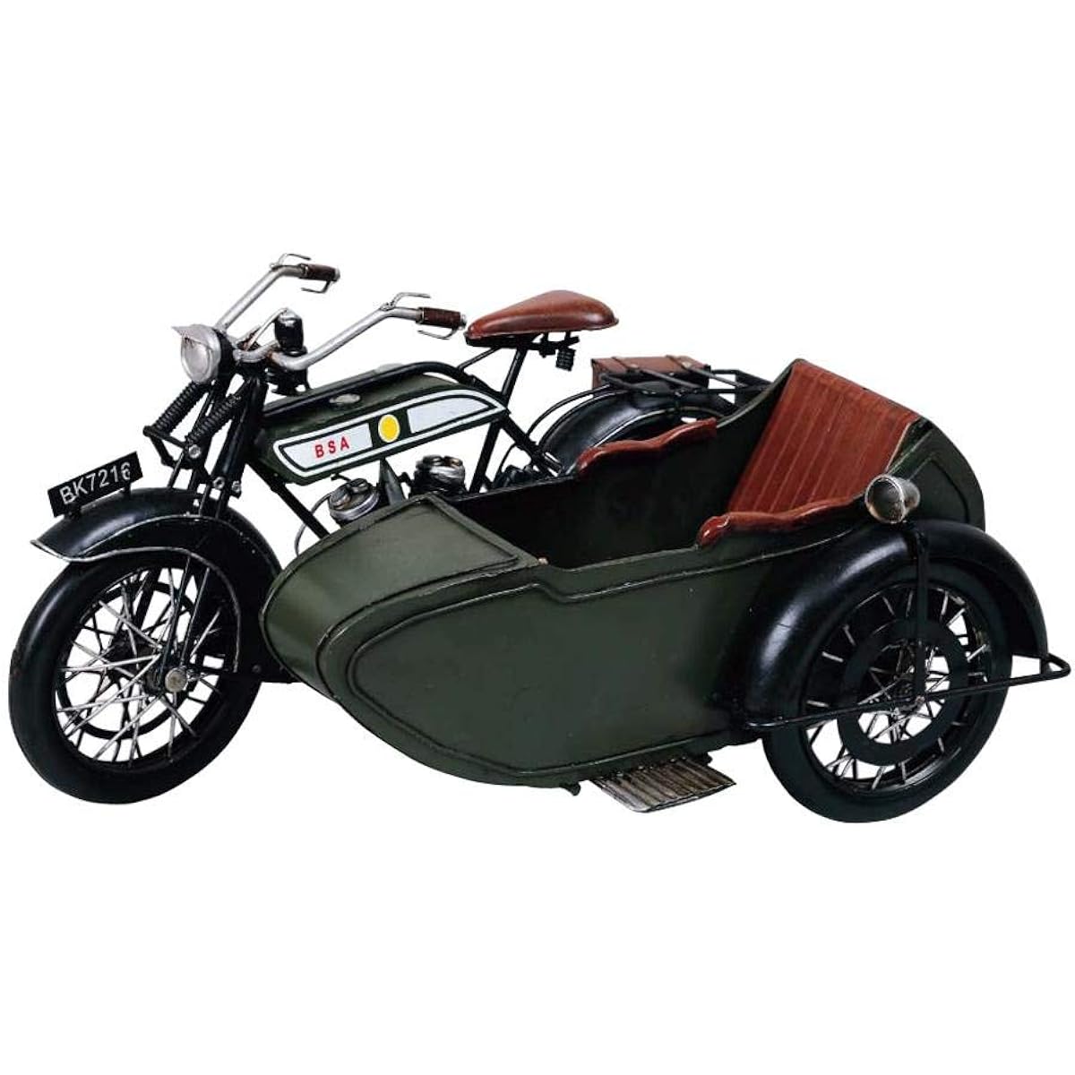 Tin toy (side car green) 27528