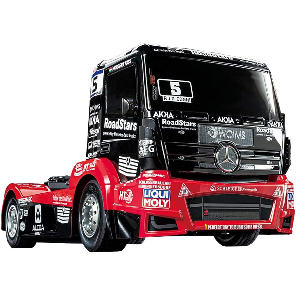 Tamiya 1/14 Electric RC Car Series No.683 Mercedes-Benz Actros MP4 MB Motorsport (TT-01 Chassis TYPE-E) 58683