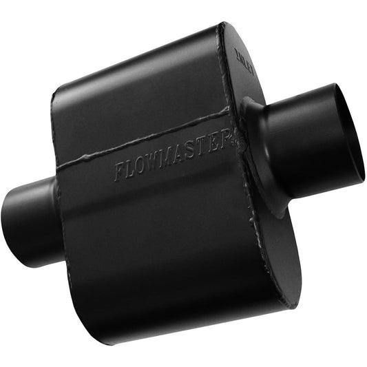 Flowmaster 843015 Super 10 Muffler 409S - 3.00 Center IN / 3.00 Center OUT - Aggressive Sound