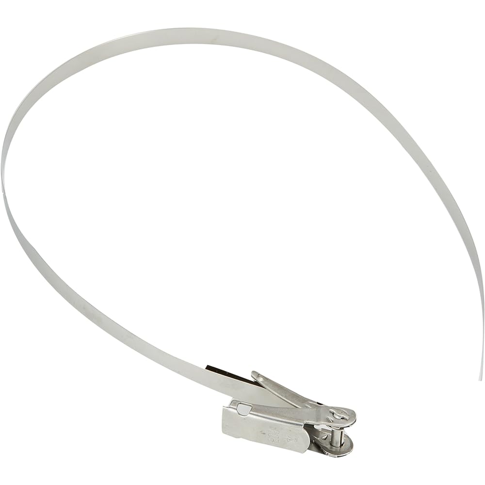 Mirai Kogyo Pole Band (Stainless steel) 10mm width with tightening fittings POB-610 pieces