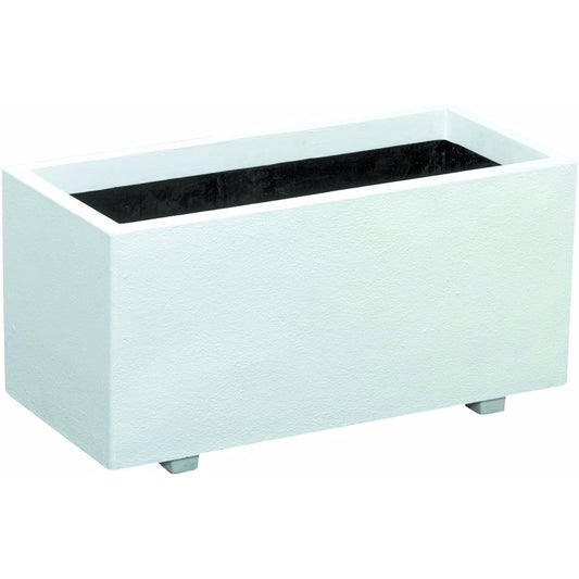 Daiwa Plastic White Planter, Perforated Bottom, 700 x 310 x H320, W-70 Type, White
