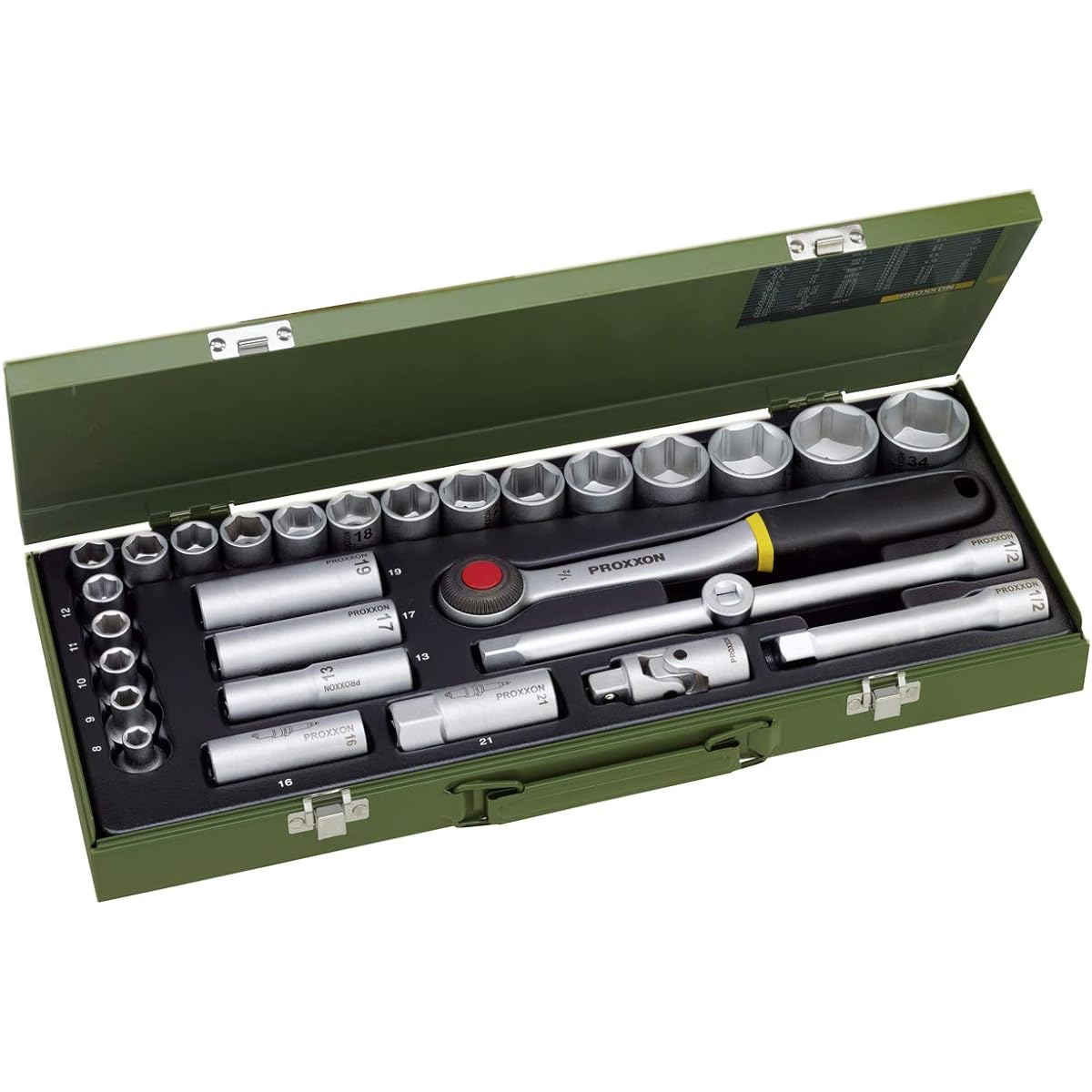 Proxon 29-point powerful socket wrench set 1/2" 23000