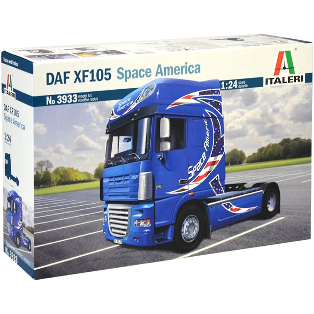 Italeri 1/24 DAF XF105 Space America Cab