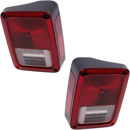 Autoandart replacement set driver seat and passenger seat tail light 2007-2017 WRANGLER JK 55077891Ah 55077890Ah